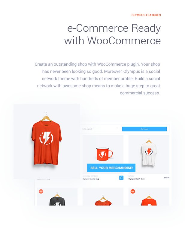 e-Commerce Ready with WooCommerce